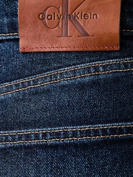 Calvin Klein Jeans jeansy mom fit niebieskie