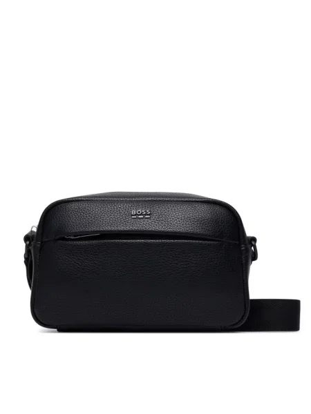 Torba na ramię z detal z logo model Ray EVO_EW Crossbody' Boss czarna