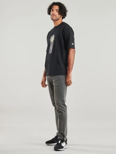 Tricou New Balance din jerseu negru