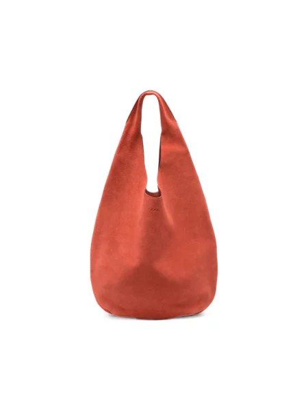 Shopperka A.p.c. zamszowa pomarańczowa