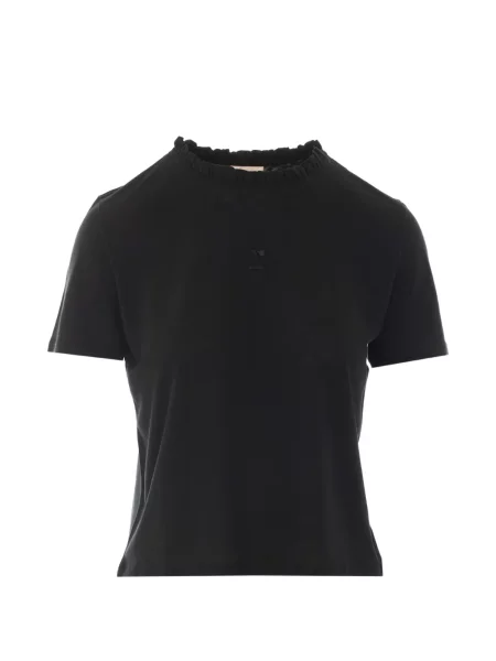 Tricou Repetto cu broderie negru