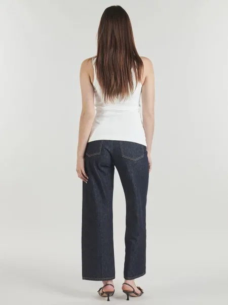 Top Versace Jeans Couture alb
