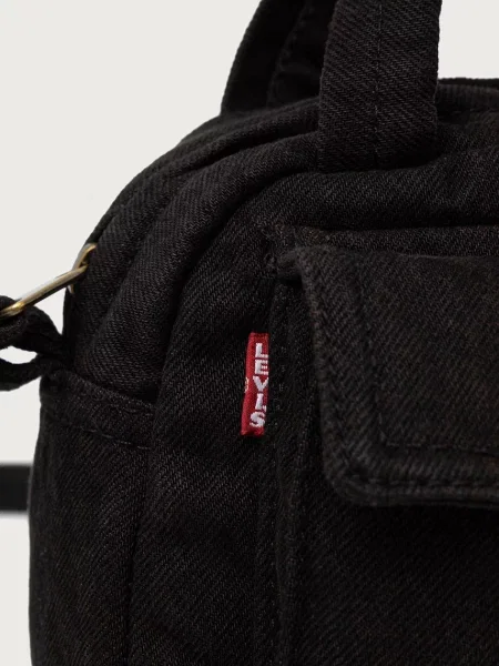 Levi's чанта crossbody дамска от деним SMALL BLAKE кафяво