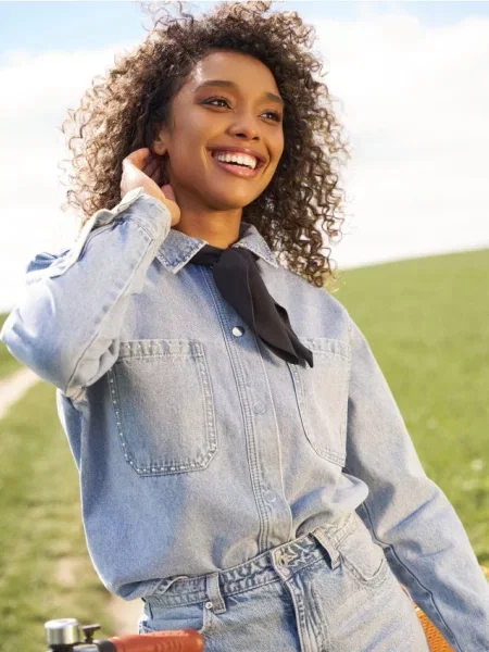 Шарф з домішкою вовни чорний