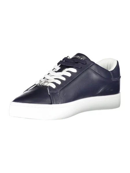 Trampki Calvin Klein skórzane niebieskie