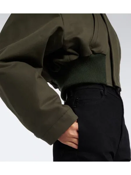 Decupat geacă Balenciaga verde