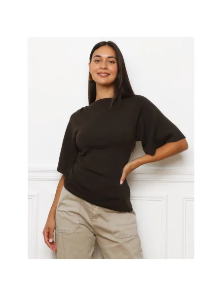 Top La Modeuse maro
