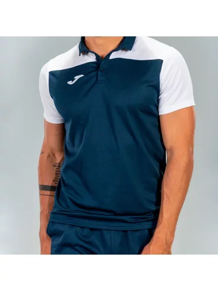Koszulka polo do tenisa Joma Hobby II biała