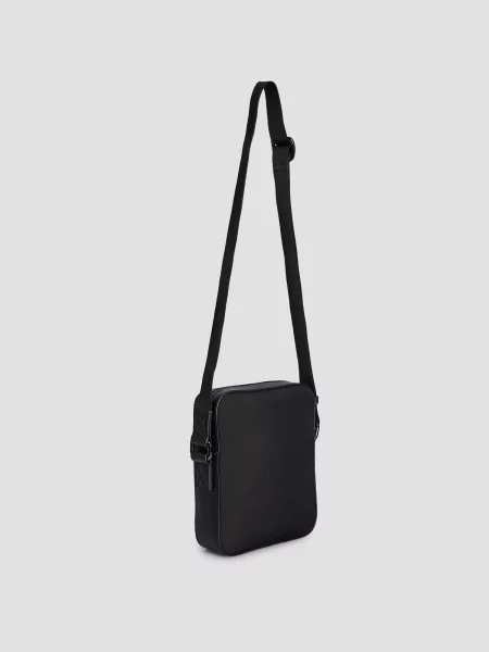 Шкіряна сумка Baldinini чорна