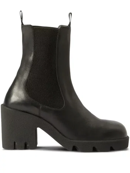 Botine Burberry din piele negru