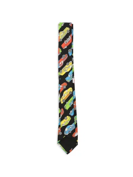 Kravata Moschino s printom crna