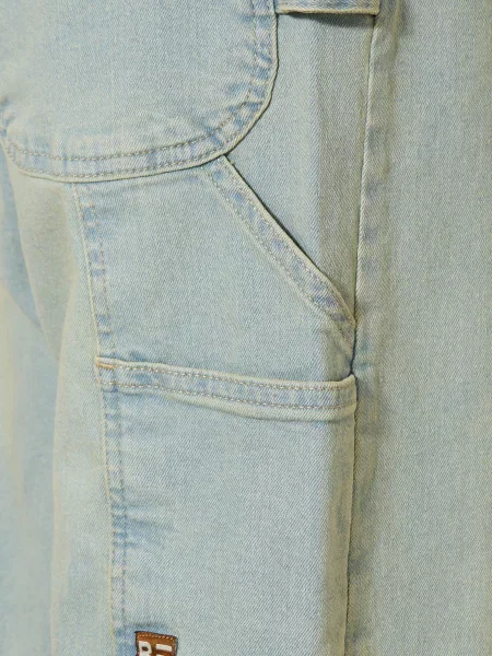Blue Effect Straight Džíny Worker Baggy Fit light blue used modré