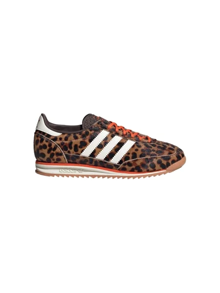 ADIDAS ORIGINALS Niske tenisice SL 72 OG / karamela / tamno narančasta / bijela smeđa