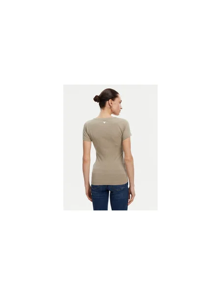 Guess Póló Slim Fit khaki