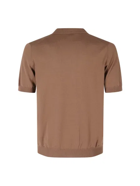 Sweter Tagliatore brązowy