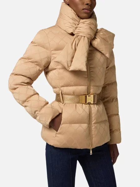 Куртка Elisabetta Franchi бежевая