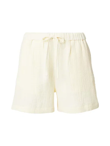 Calvin Klein Jeans Hlače volneno bela