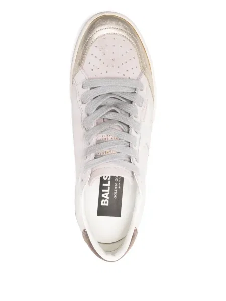 Sneakerși Golden Goose din piele de căprioară roz