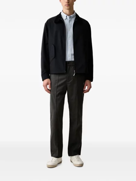 Μπουφάν Emporio Armani ζιβαγκο τσέπες με πτερύγια μπλε