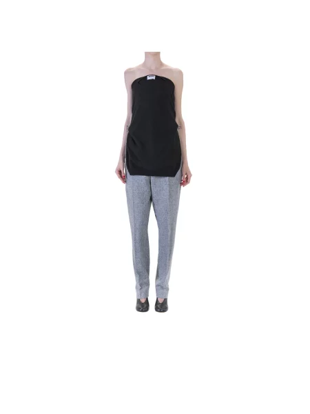 Top Moschino wełniany czarny