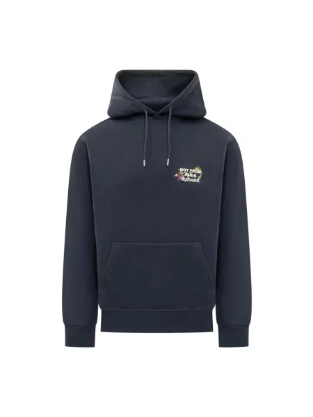 Bluza z kapturem Drole De Monsieur niebieska
