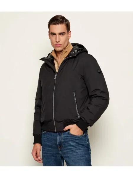 BOSS BLACK Geacă de puf bomber H-Drevos negru