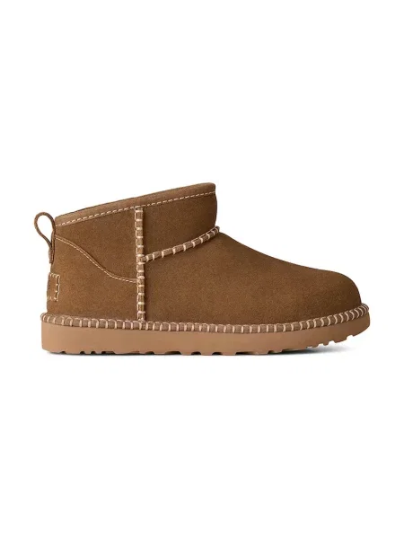 UGG W Classic Ultra Mini Botanic snehule dámske semišové hnedá