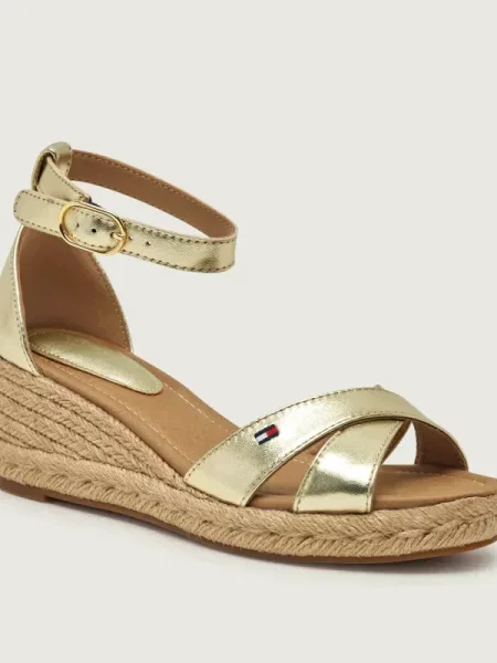 TOMMY HILFIGER Sandale cu baretă auriu