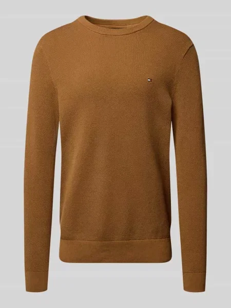 Tommy Hilfiger sweter lekki brązowy