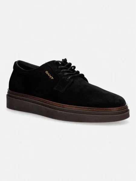 Gant Kinzoon sneakers pentru bărbați din piele întoarsă negru