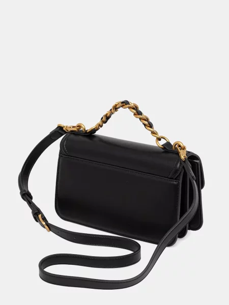 Torebka crossbody Liu Jo skórzana czarna