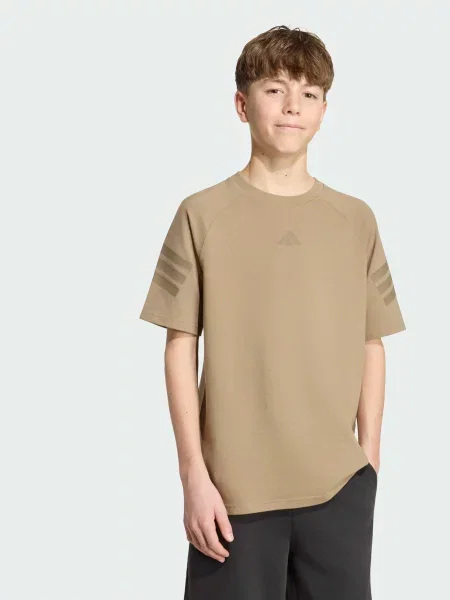 Детская футболка Adidas бежевая