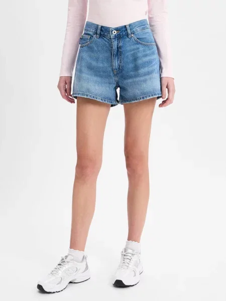 HUGO BLUE Dżinsowe szorty Gimusa Kobiety jednolity 26 niebieski