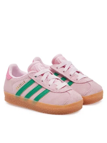 ADIDAS ORIGINALS Tenisky Gazelle zlatá růžová / starorůžová zelená