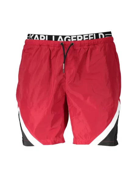 Kąpielówki Karl Lagerfeld Beachwear czerwone