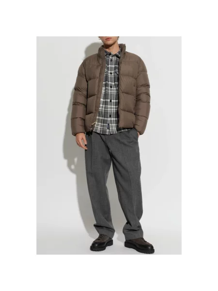 Kurtka puchowa Woolrich pikowana brązowa