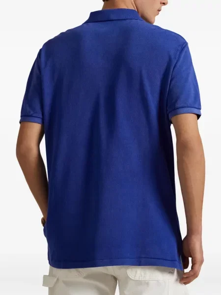 Μικρός κασκέτο Polo Ralph Lauren με χαμηλή μέση υφαίνω διαγωνίως πράσινο