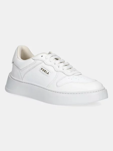Маратонки Furla Sport Lace-Up Sneaker бяло