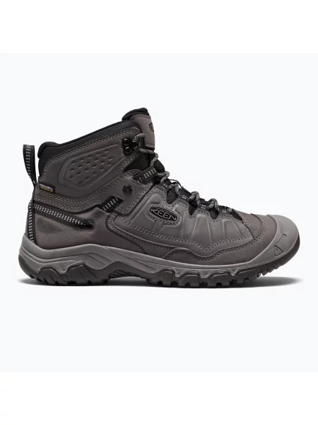 Încălțăminte de trekking pentru bărbați KEEN Targhee IV Mid Wp magnet/black negru