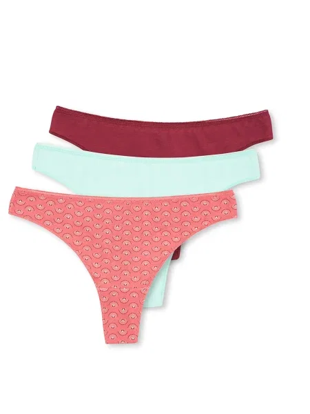 Dagi Tanga albastru pastel / maro / roz alb