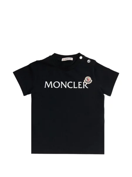 Koszulka dziecięca Moncler Enfant czarna