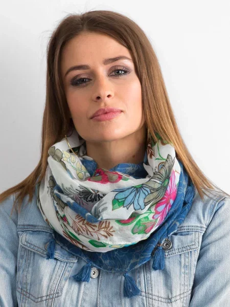 Fular Fashionhunters albastru