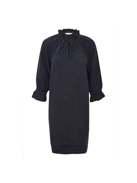 Lniana sukienka Part Two niebieska