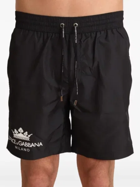 Slip de baie Dolce & Gabbana cu imagine cu cordon negru