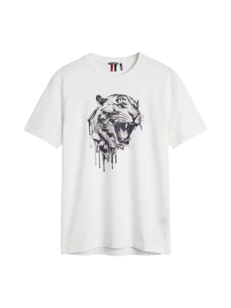 ANTONY MORATO Tricou crem / gri deschis / negru alb