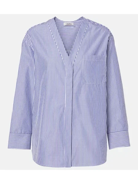 Cămașă 's Max Mara din poplin alb
