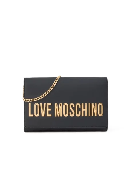 Love Moschino Geantă de umăr auriu negru