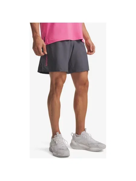 Szorty Under Armour Woven Wordmark ciemnoszary S szare