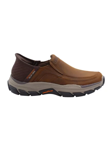 Sneakersy Skechers klasyczne brązowe