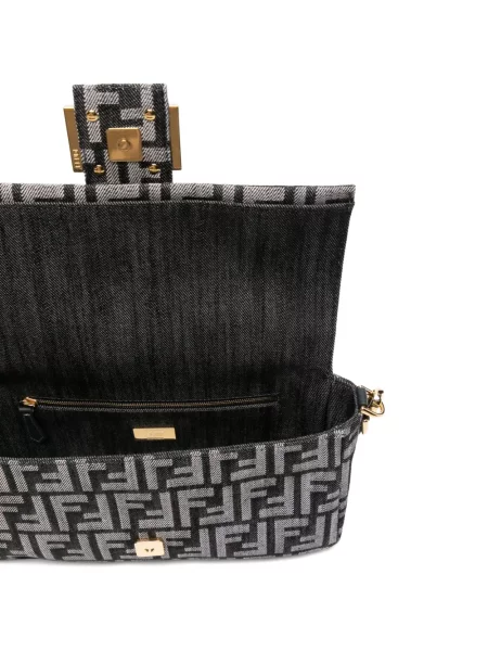 Geantă tip baghetă Fendi Baguette negru
